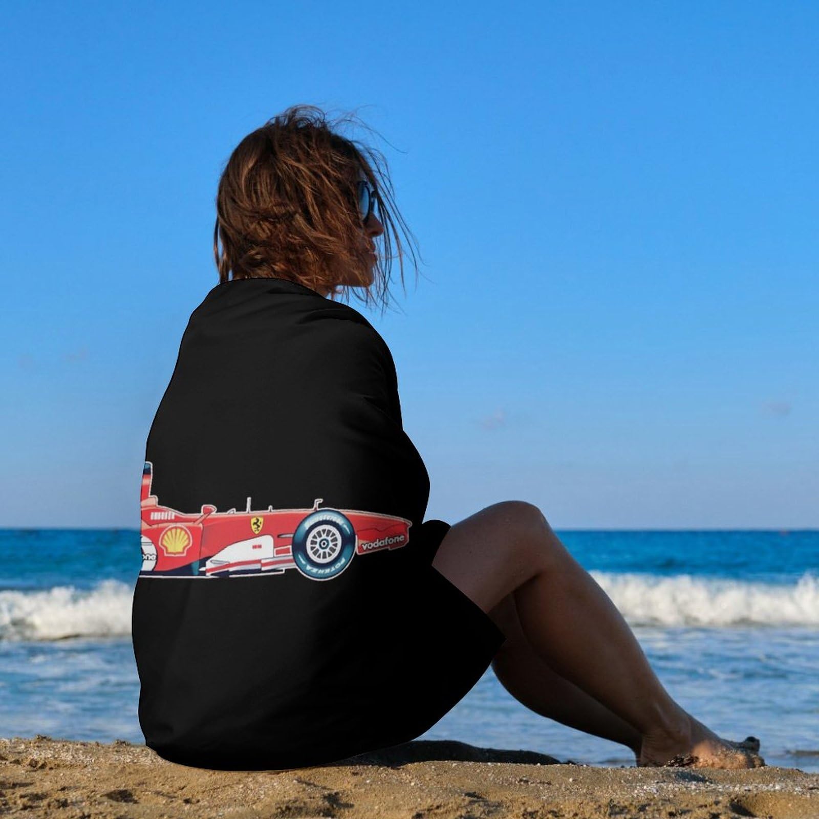 Amazon.co.jp: スクーデリア・フェラーリf1チーム バスタオル 大判